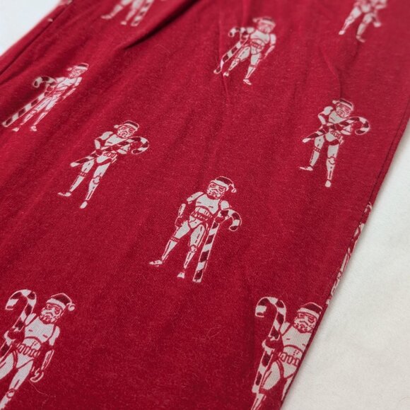 Star Wars x Munki Munki Festive Red Christmas Stormtrooper Sleep Pajama Pants - Picture 10 of 10